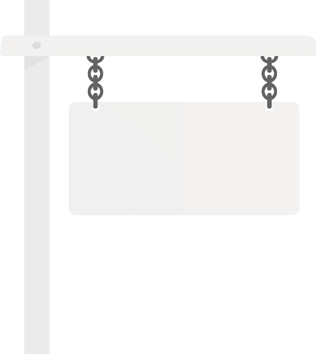 illustration blank sign vector