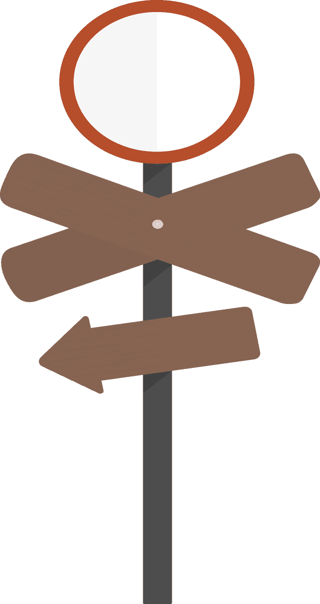 illustration blank sign vector for customizable wayfinding and directional guidance needs