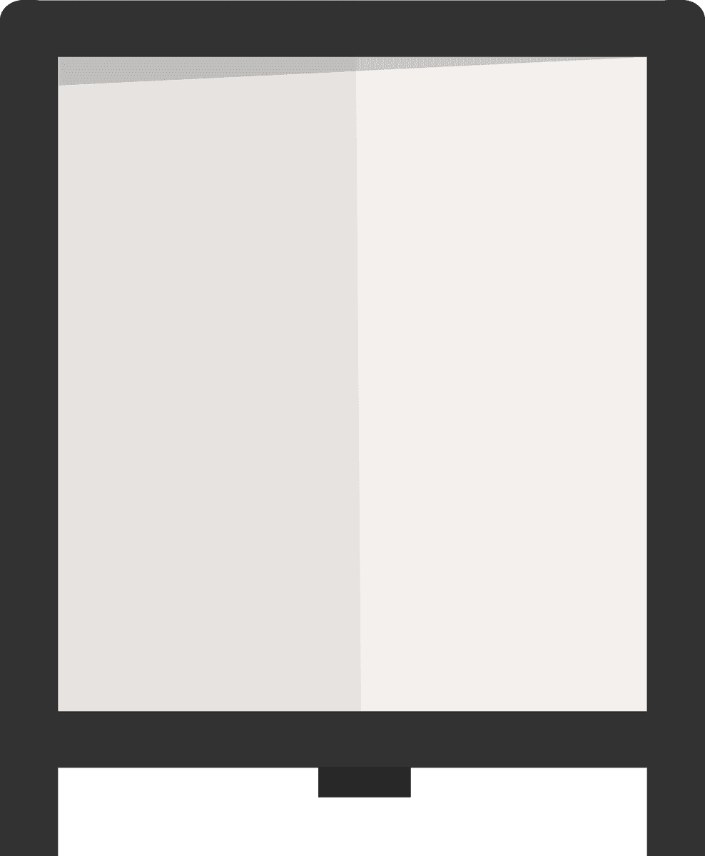 illustration blank sign vector for customizable advertising and informational display options indoors or outdoors