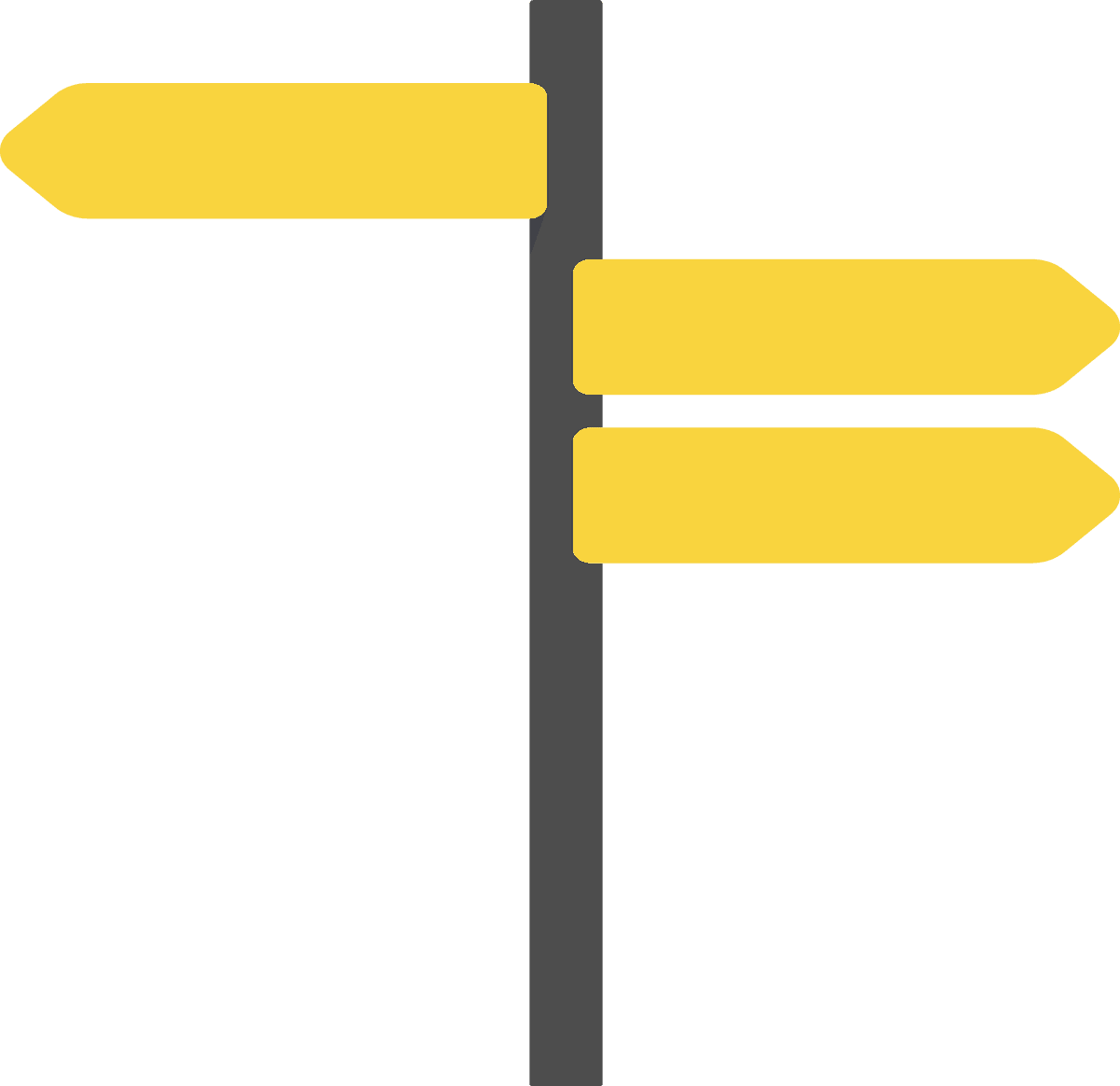 illustration blank sign vector for navigation and wayfinding in various environments