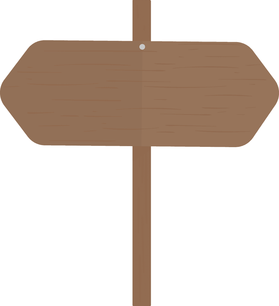 illustration blank sign vector for guiding travelers with customizable message space