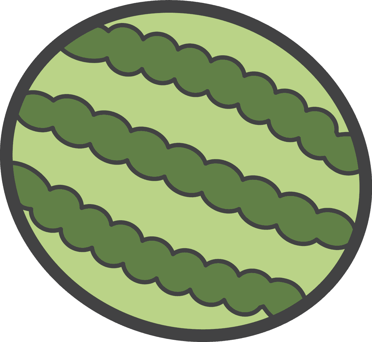 illustration daily stuff vector of a playful watermelon design for summer fun