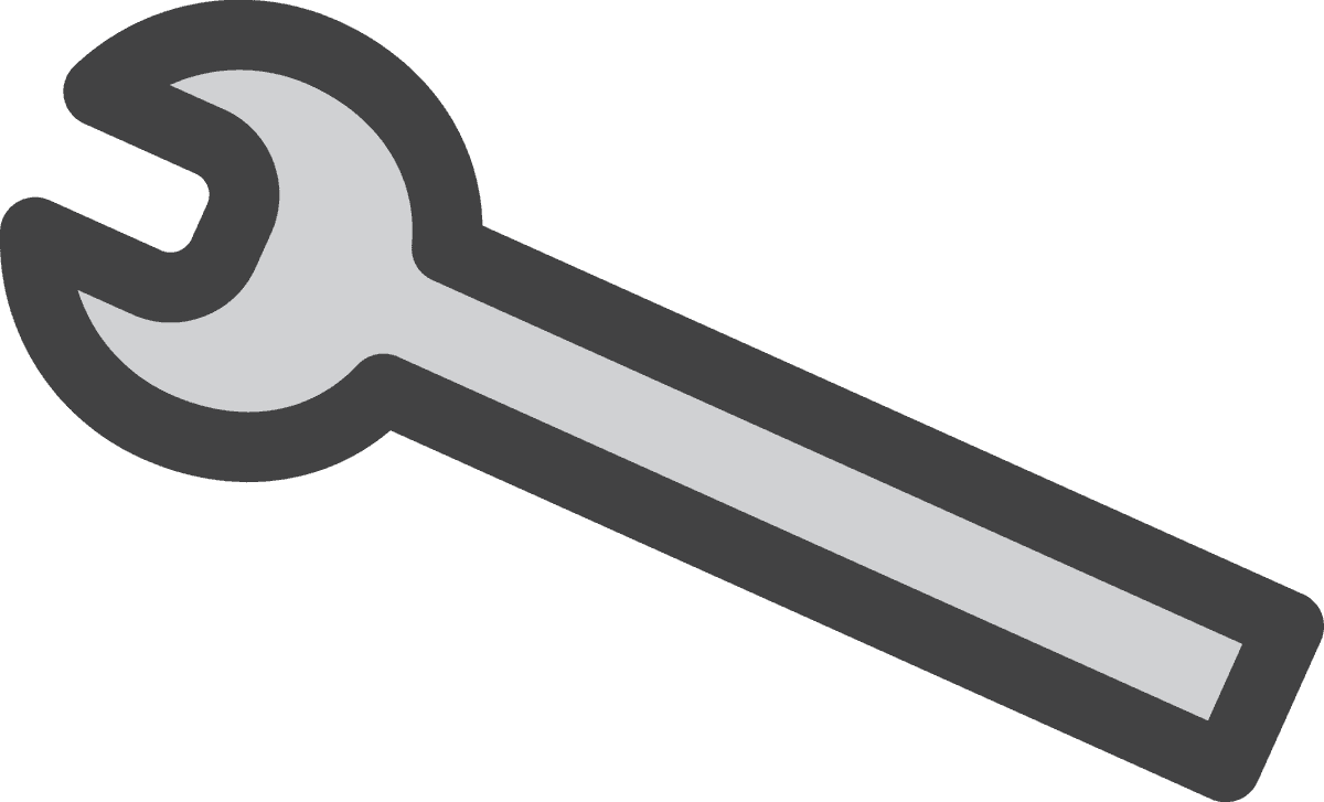 illustration daily stuff vector wrench tool for home repairs and DIY projects