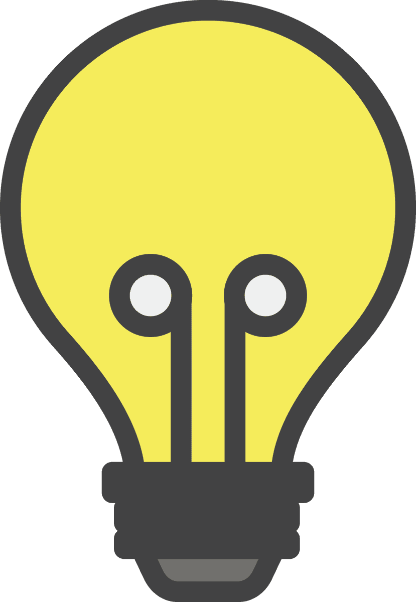 creative light bulb illustration daily stuff vector for inspiration and ideas
