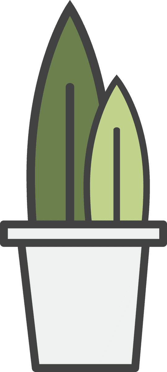 illustration daily stuff vector of a minimalist potted plant for home decor inspiration