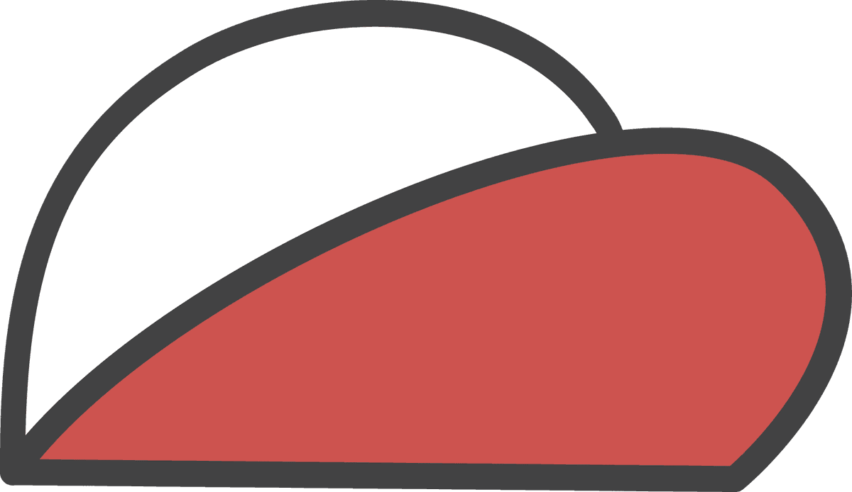 illustration daily stuff vector featuring a stylish hat in minimalistic style for casual accessories
