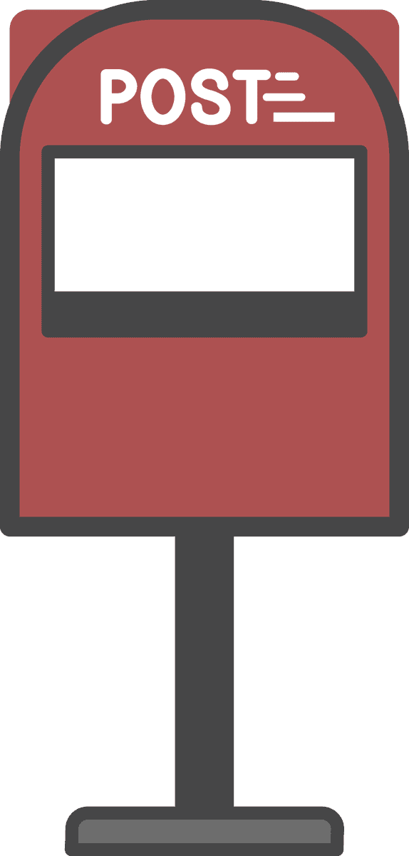 illustration daily stuff vector of a classic red mailbox for postal services