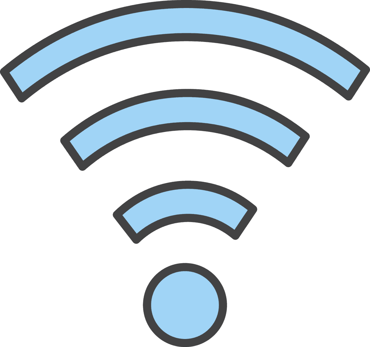 illustration daily stuff vector wifi connection symbol for technology enthusiasts