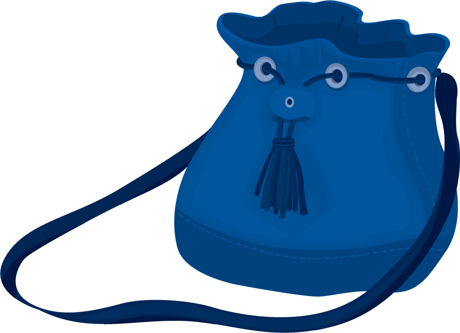 illustration of assortment of bags with modern styles and vibrant colors for fashion enthusiasts