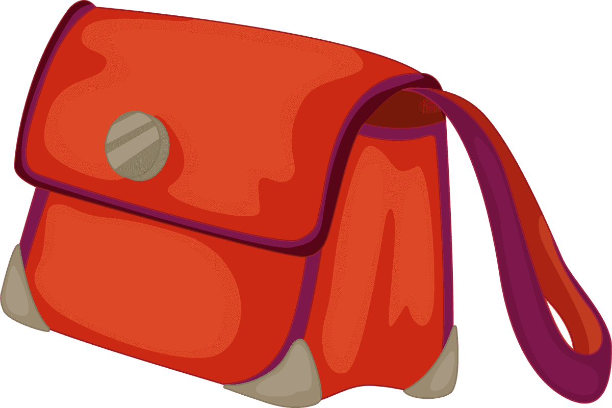illustration of assortment of bags featuring vibrant colors and playful styles for everyday use