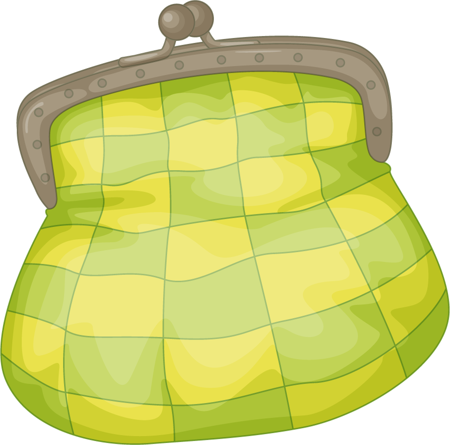illustration of assortment of bags with playful colors and unique textures for everyday use