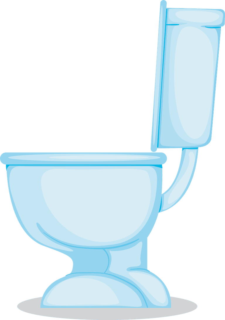 illustration of bathroom equipments