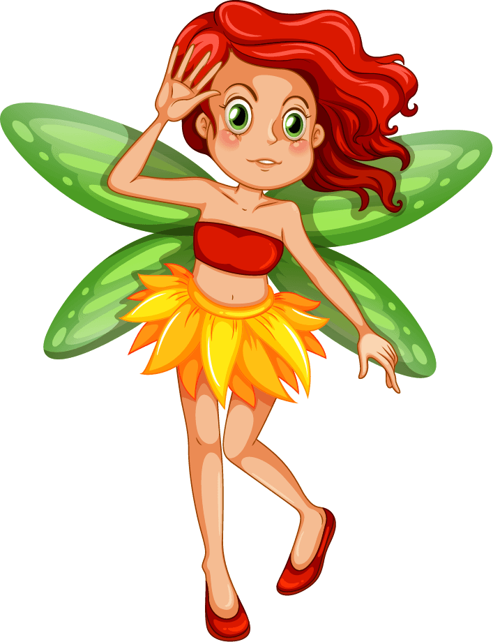 illustration of beautiful fairies with vibrant colors and playful expressions for children's storytelling