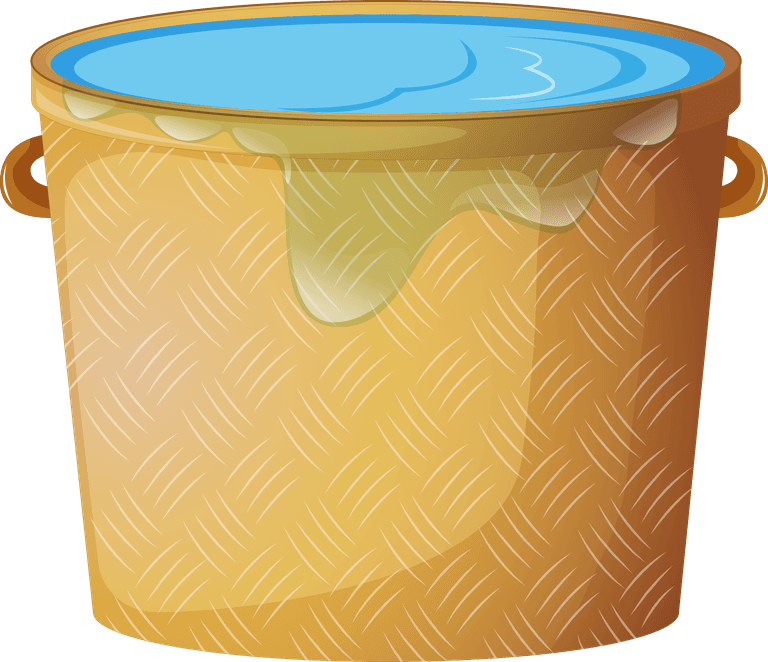 illustration of many buckets