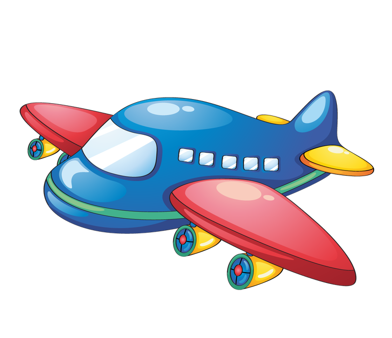 illustration of many plances and balloons