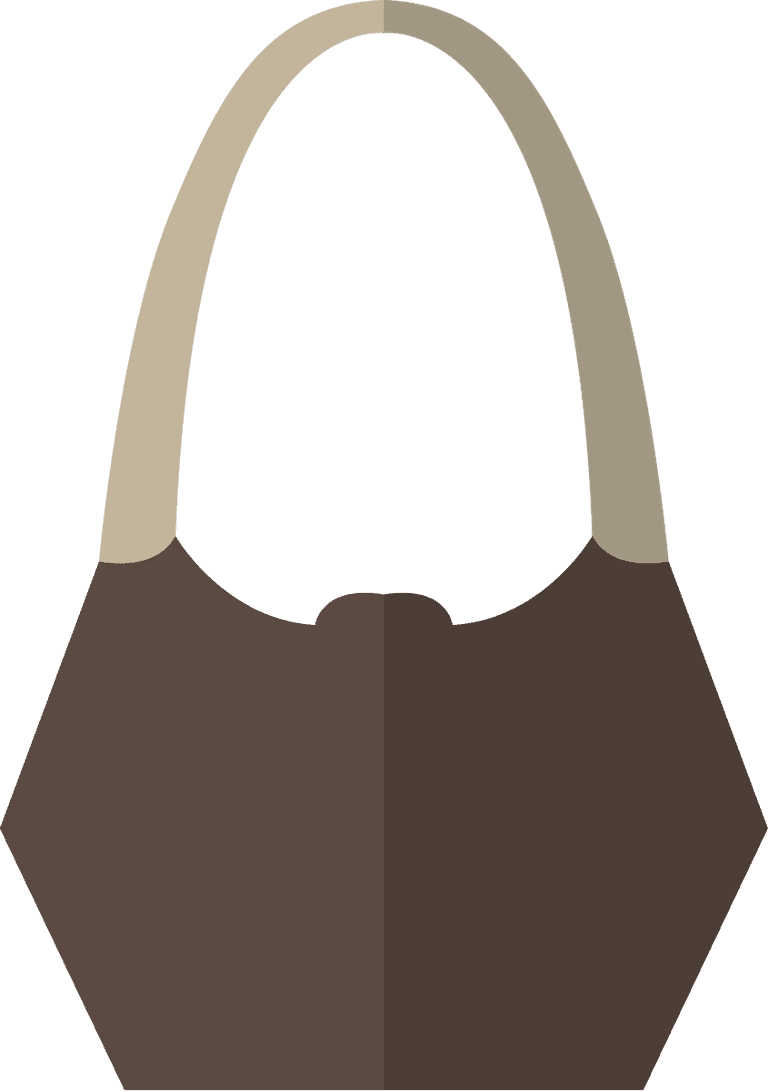 illustration variation simple bag isolated icons in flat style 