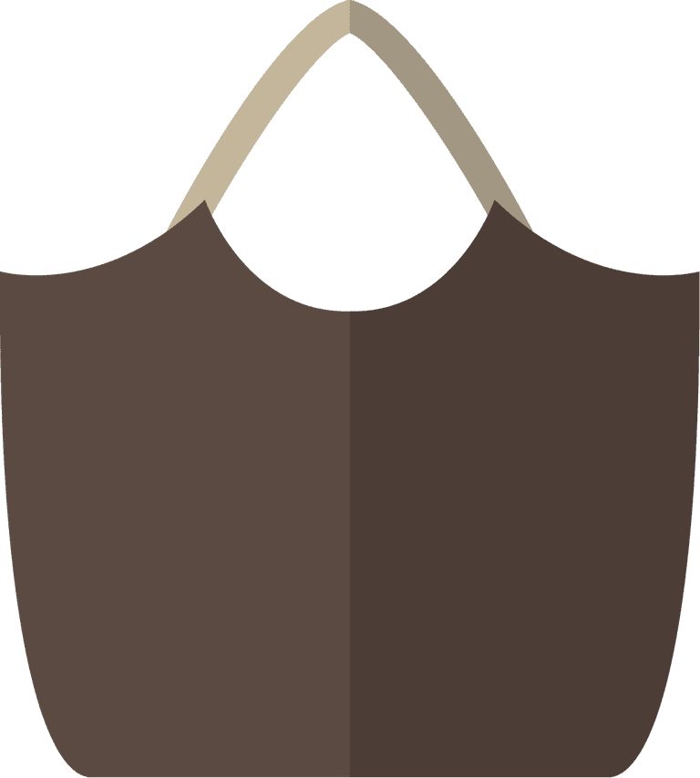 illustration variation simple bag isolated icons in flat style 