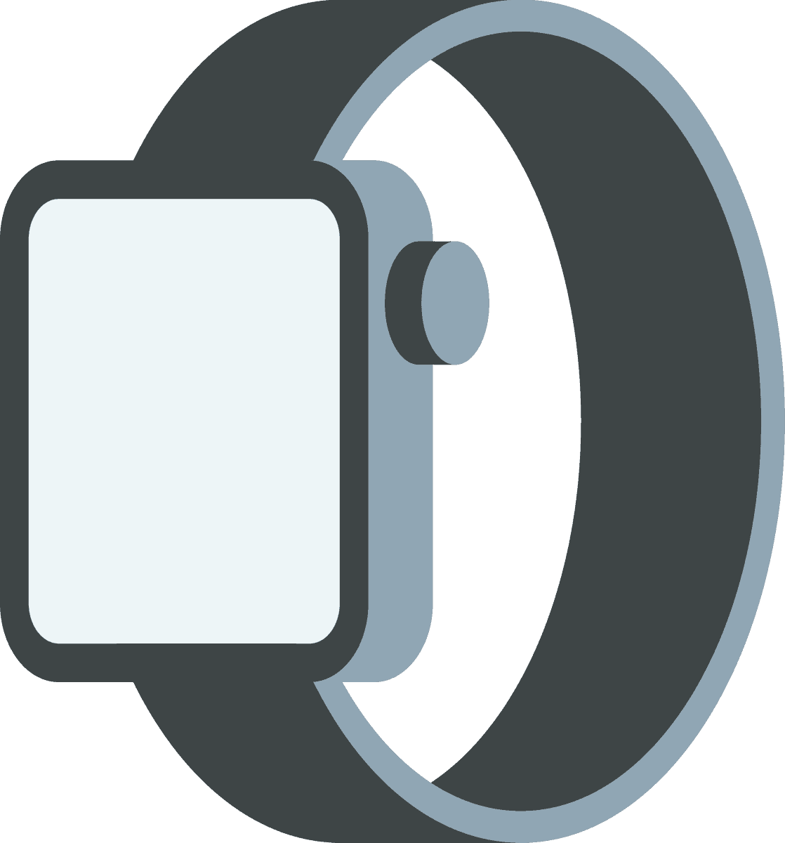 illustration technology objects for modern smart watches with stylish features and usability