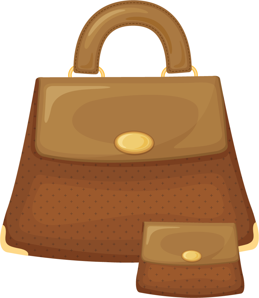 ilustration of a of woman purses