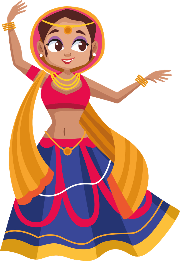 indian dance dancing diwali women and men with traditional clothes design