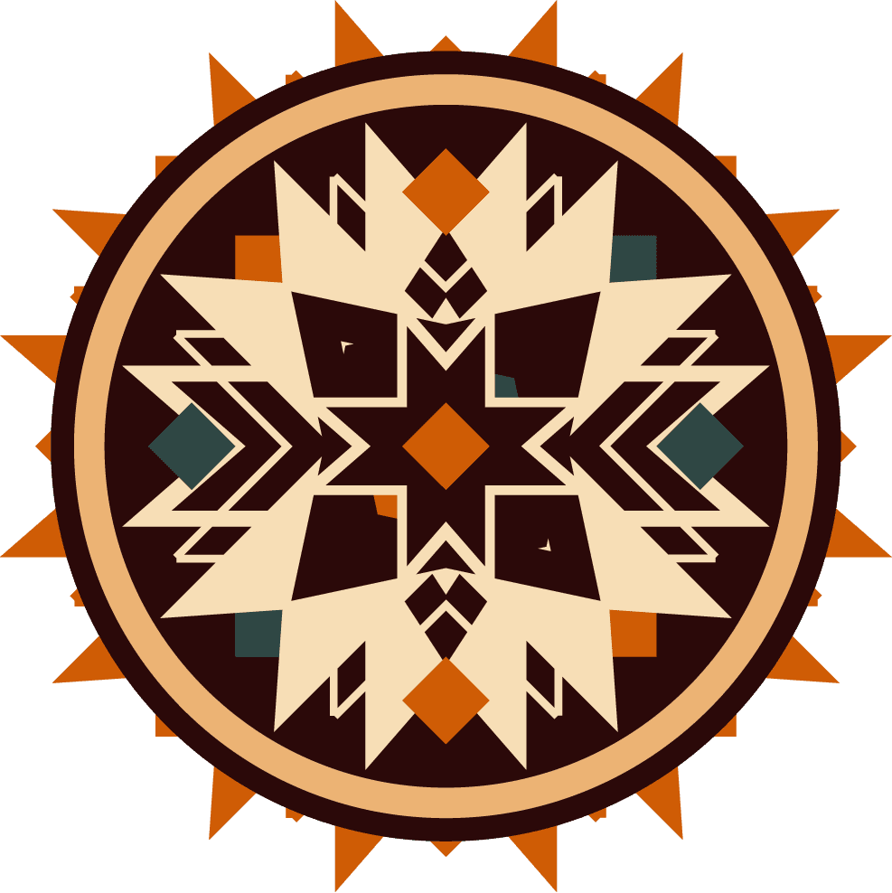 indian elements tribe symbols sketch