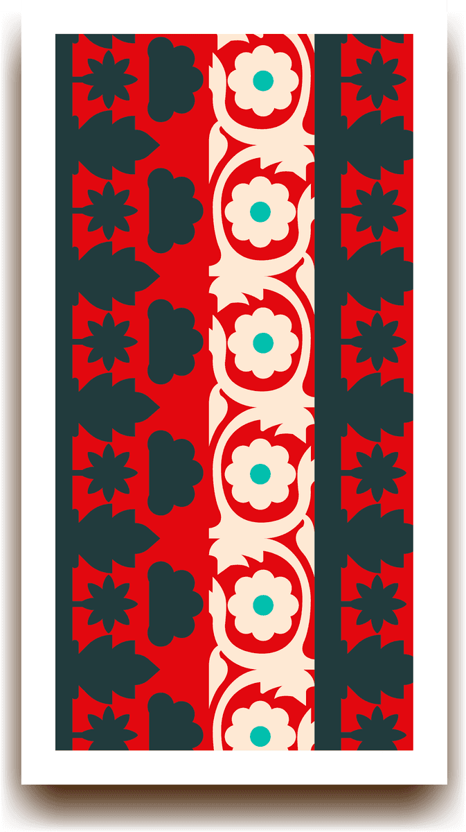 indian seamless pattern banners in vibrant colors for traditional decor and art projects