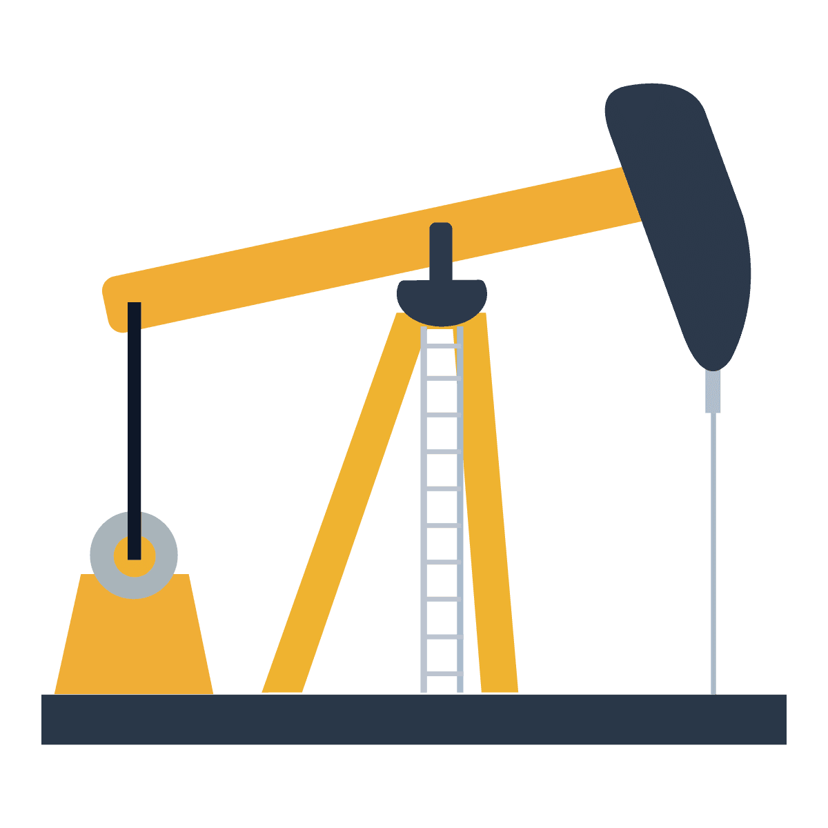 industrial icons for safety and equipment in oil & gas industry