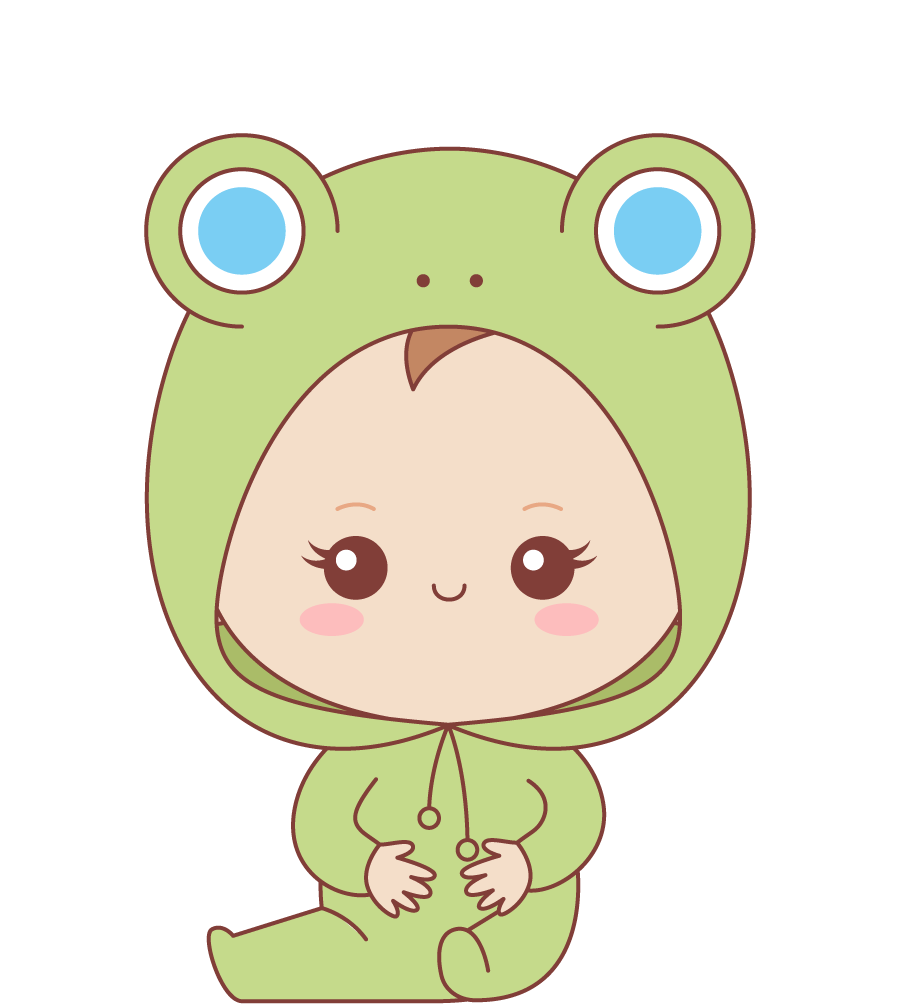 infant collection kawaii japanese babies dressed in cute frog outfit for playful moments