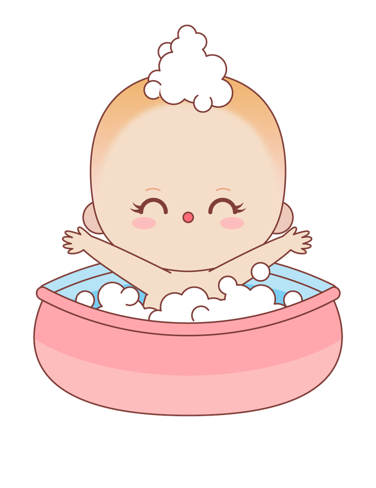 infant collection kawaii japanese babies in a bubble bath for playful nursery decor