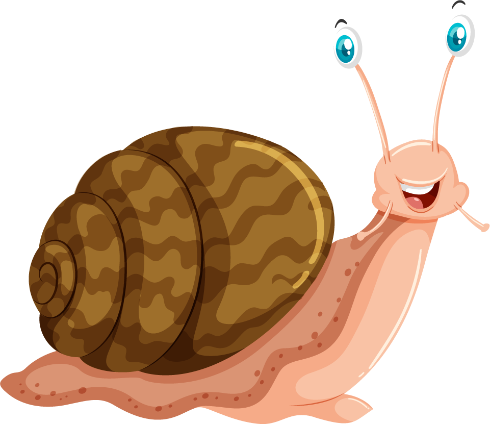 colorful cartoon style insect with playful expression for children's educational materials