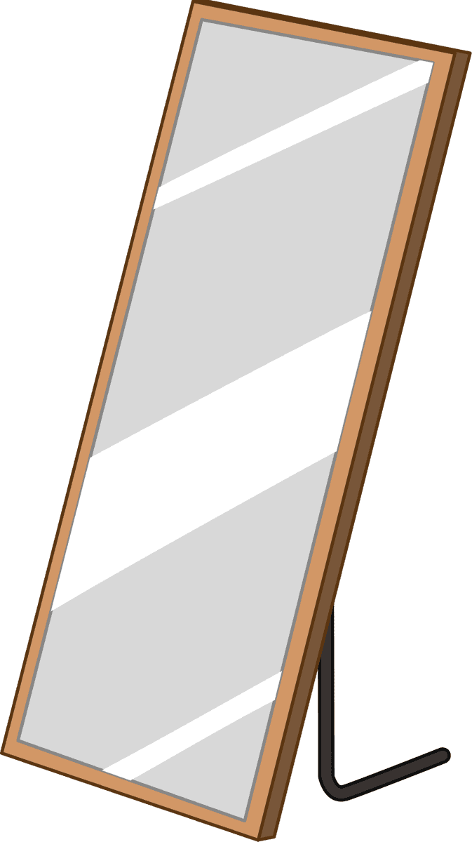 stylish interior furniture and decorations featuring a tall standing mirror for modern spaces