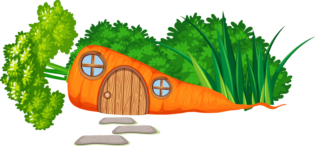 isolated fairy tale houses cartoon style