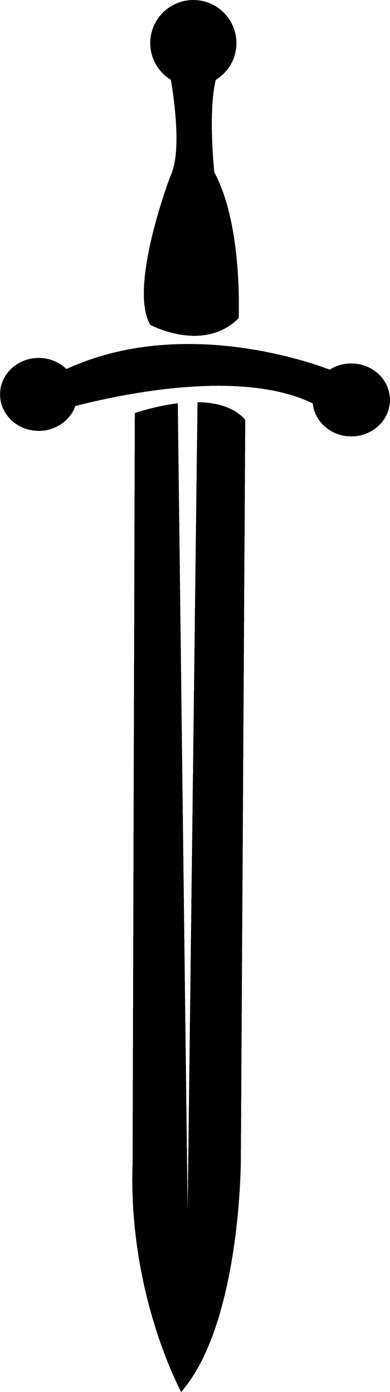 isolated sword symbols, sword silhouette 