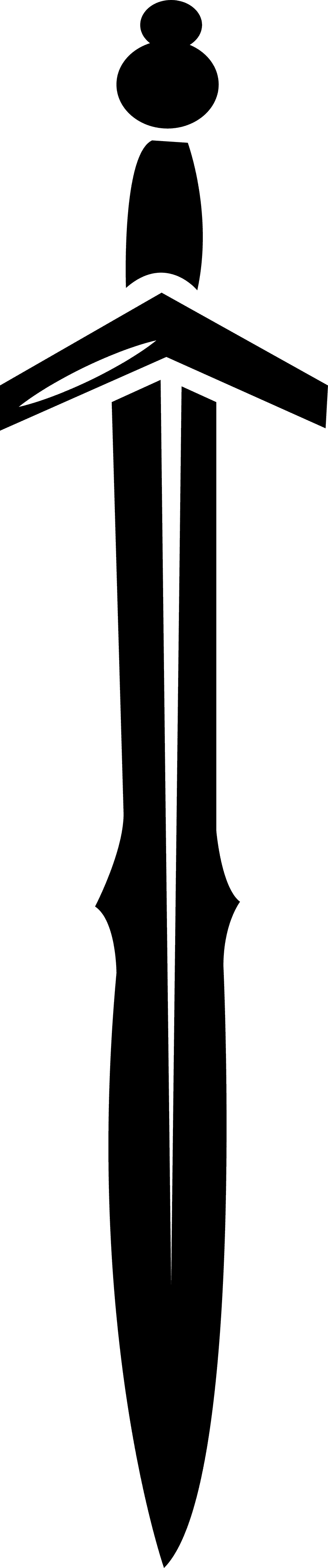 isolated sword symbols, sword silhouette 