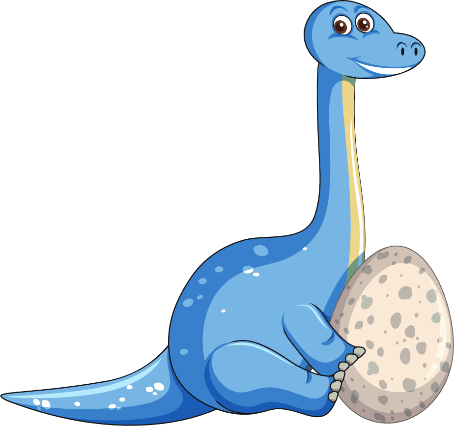 isolated various dinosaurs cartoon character collection perfect for children's educational materials