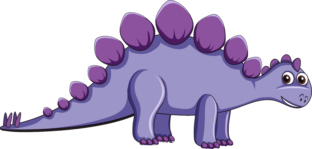 isolated various dinosaurs cartoon character collection for playful and educational use