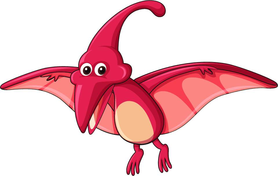 isolated various dinosaurs cartoon character collection for kids' education and entertainment