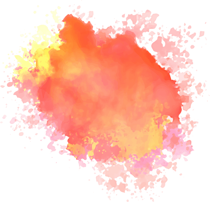 isolated watercolor splatter stain colorful