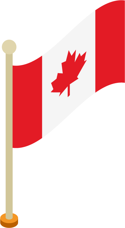 isometric canada tourism and culture icon