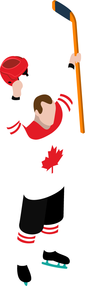 isometric canada tourism and culture icon