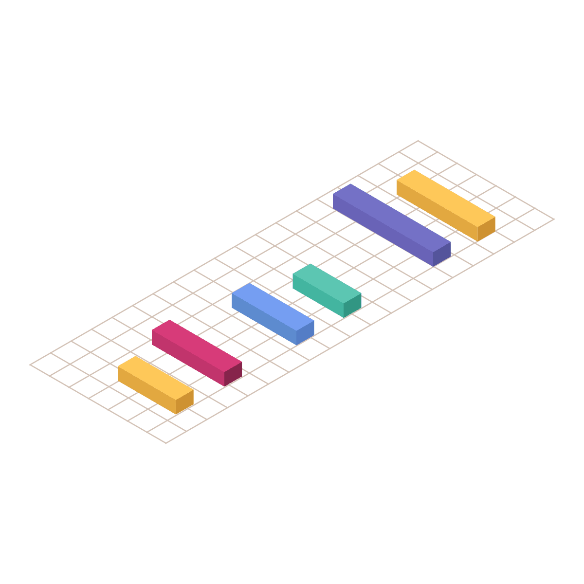 isometric charts and graphs data visualization infographic elements
