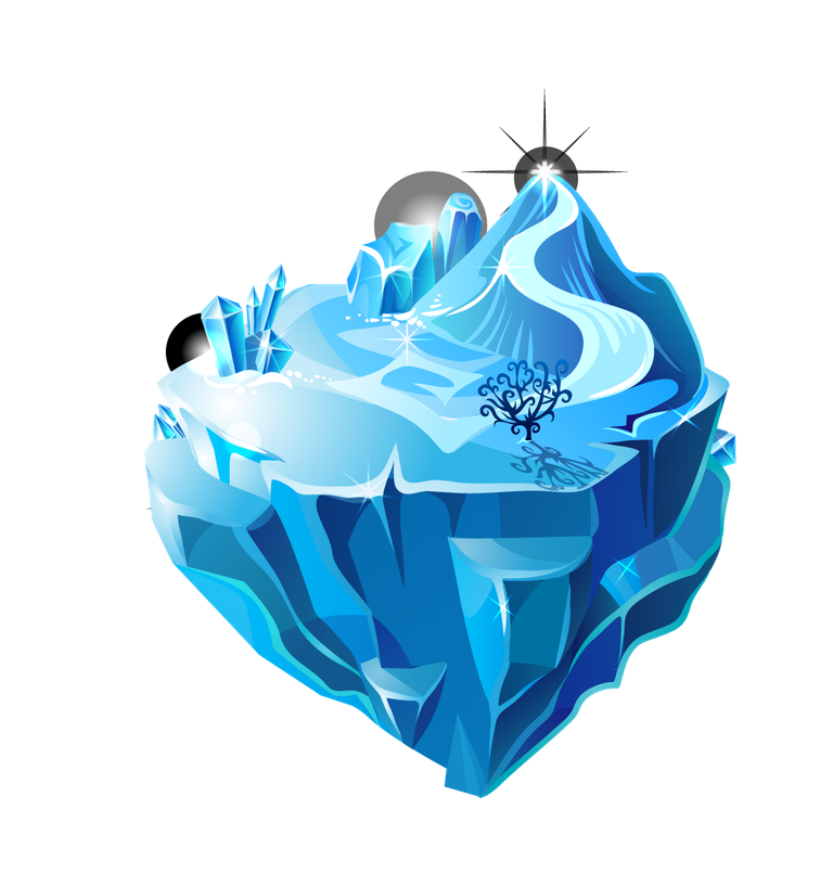 isometric game islands collection featuring stunning icebergs and frozen landscapes for creative projects