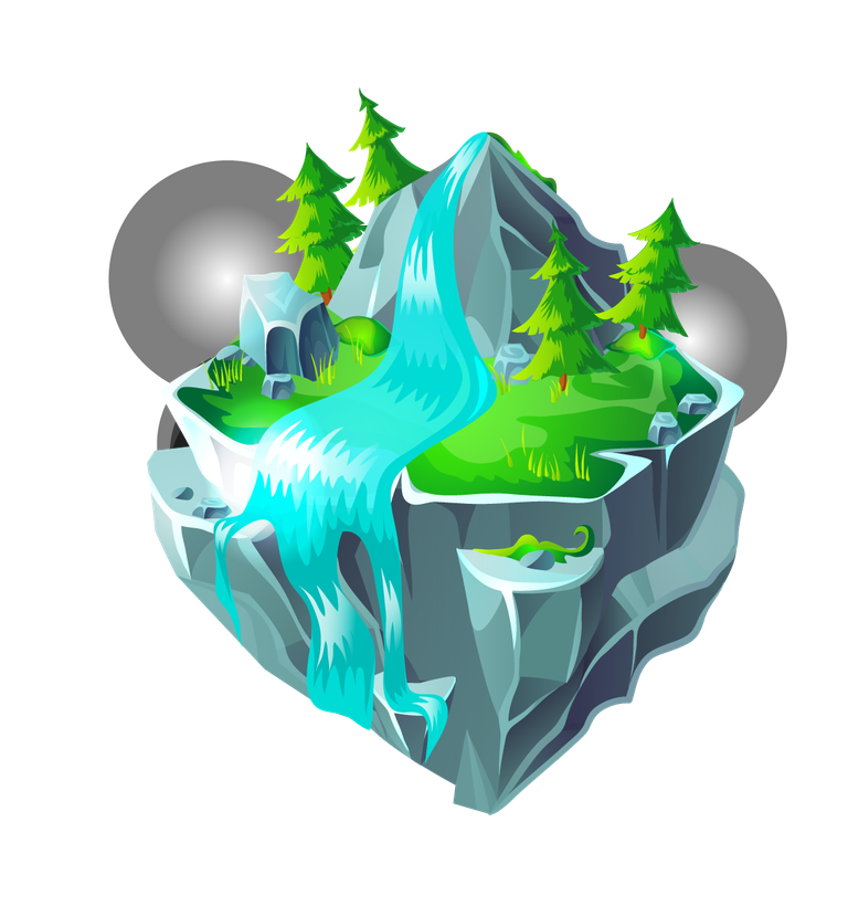 isometric game islands collection featuring lush landscapes and vibrant elements for digital adventures