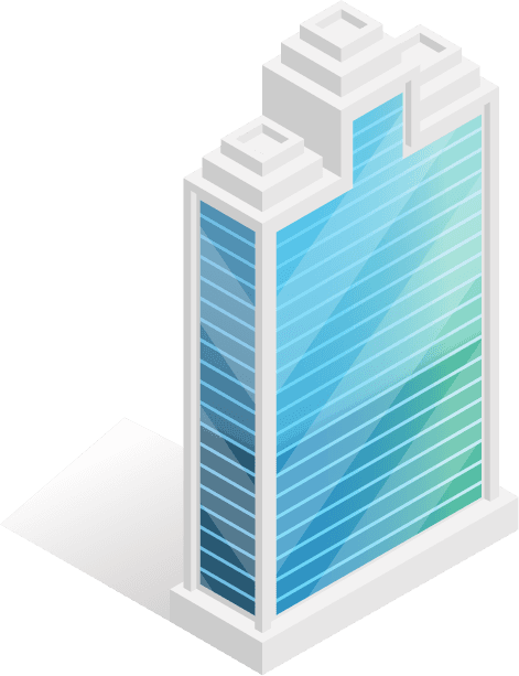 isometric glass skyscraper skyscraper with glass facade