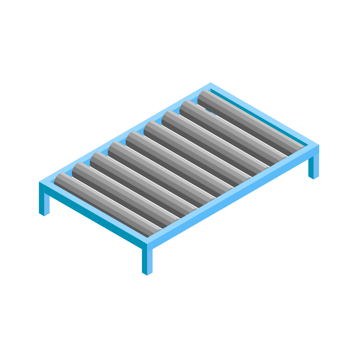 isometric industrial robot assembly machinery for efficient product handling and organization