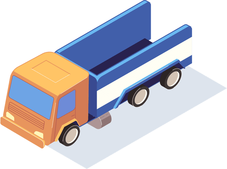 isometric logistics delivery icons with people images transportation vehicles stock parcels vect