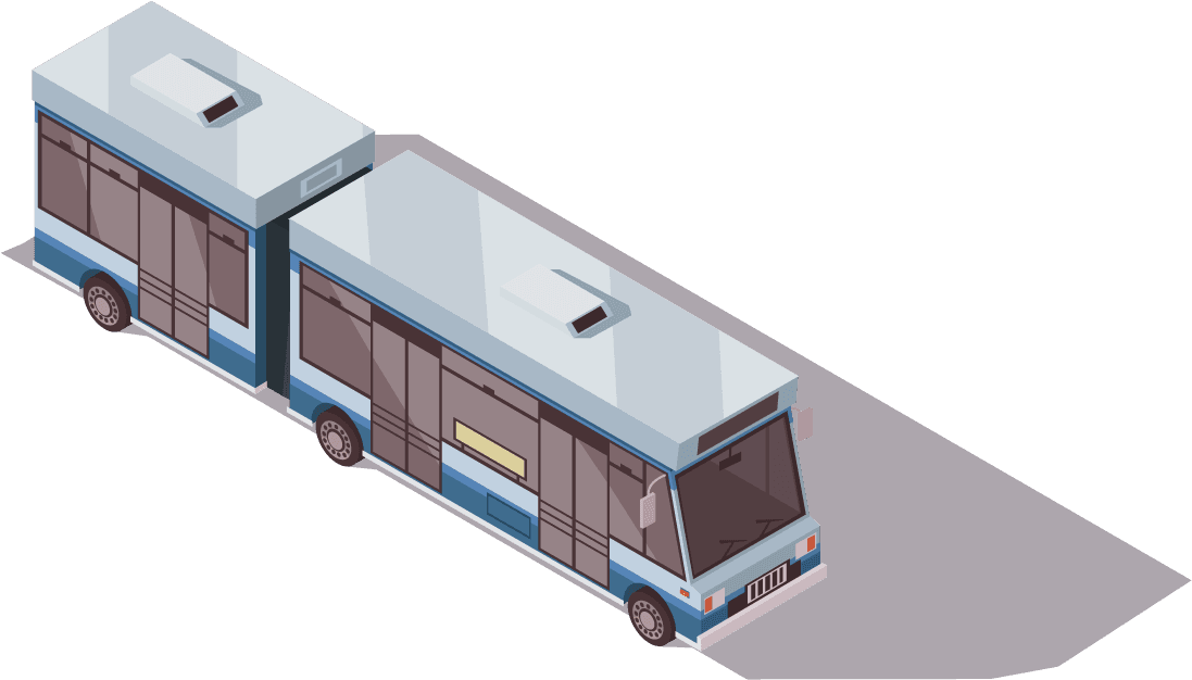 isometric public transport isometric bus