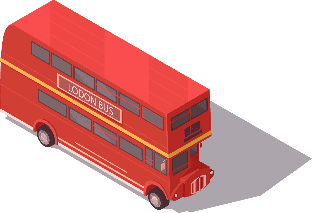 isometric public transport isometric bus showcasing vibrant colors and urban charm for city transportation