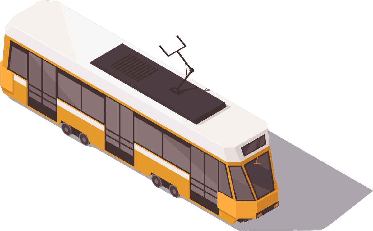 isometric public transport isometric bus for city commuting with modern features and vibrant colors