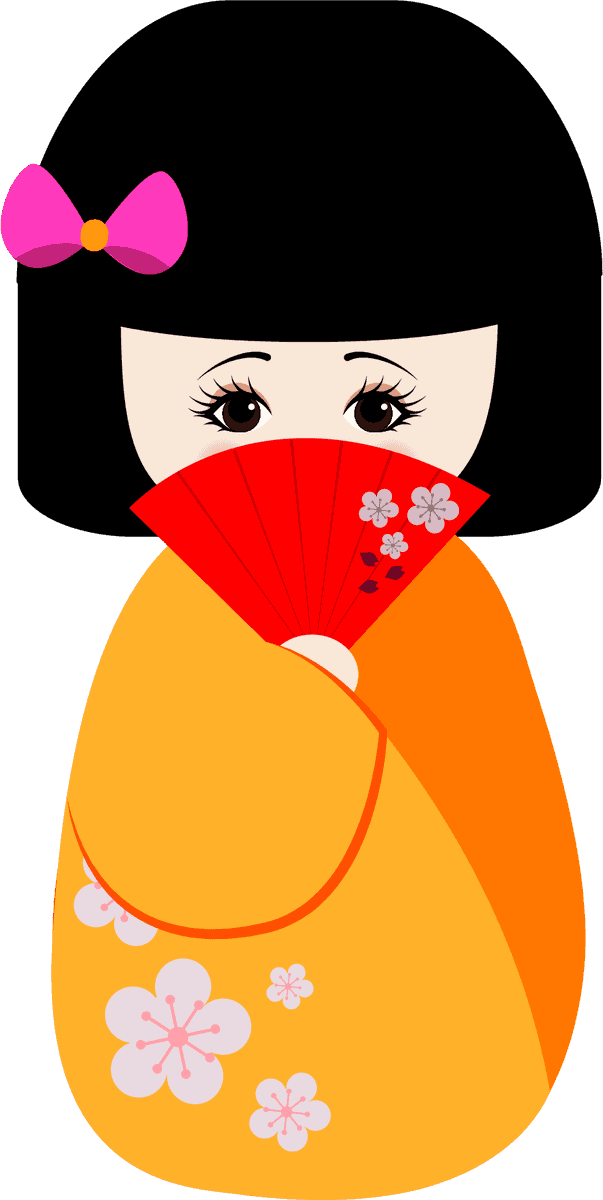 traditional japanese cultural doll adorned with vibrant colors and intricate details for home decor
